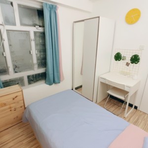 薄扶林道33号2F前座单人间A-港岛罕有特巨型公寓，男生专属，步行5分即达港大