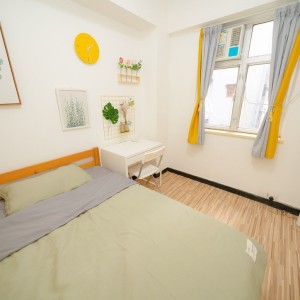 薄扶林道33号3F前座单人间D-港岛罕有特巨型公寓，女生专属，步行5分即达港大