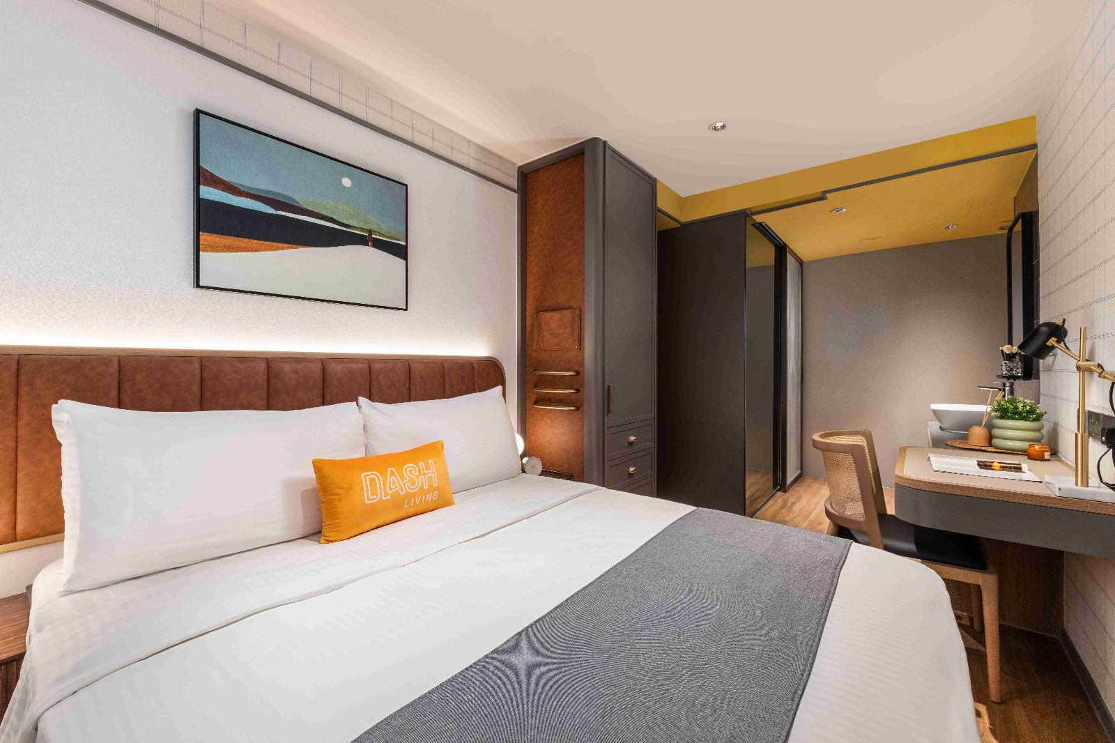 上环荷李活道酒店式公寓大床间-港大地铁两站直达,上环地铁站步行500米,月租全包,拎包入住,港大住宿的天花板图7