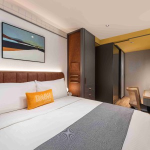 上环荷李活道酒店式公寓大床间-港大地铁两站直达，上环地铁站步行500米，月租全包，拎包入住，港大住宿的天花板