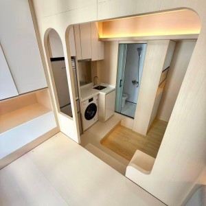 油麻地窝打老道studio C房-超赞装修多储物空间，四大校全部15分钟即达，油麻地地铁上盖出门两秒即达