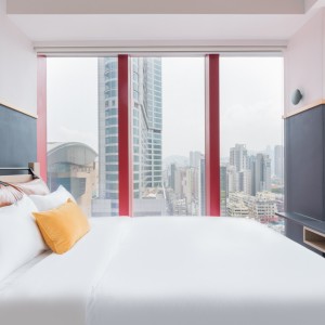 旺角亚皆老街酒店式公寓大床单间-高端装修独卫，旺角站1分步行，四大校通勤15分钟内，工作上学都适合