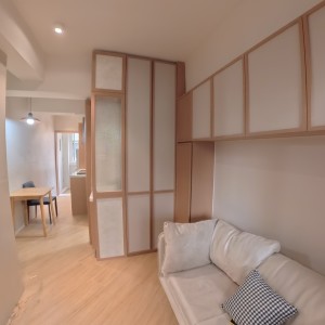 旺角亚皆老街二室一厅A房，全新精装，理工城大浸会均适合