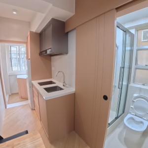 旺角亚皆老街二室一厅A房，全新精装，理工城大浸会均适合