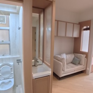 旺角亚皆老街二室一厅B房，全新精装，理工城大浸会均适合