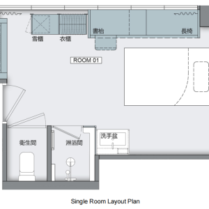 尖沙咀柯士甸路酒店式公寓单人间-从窗户就能看到港理的超近稀缺房源！理工步行五分，城市浸会港铁7分