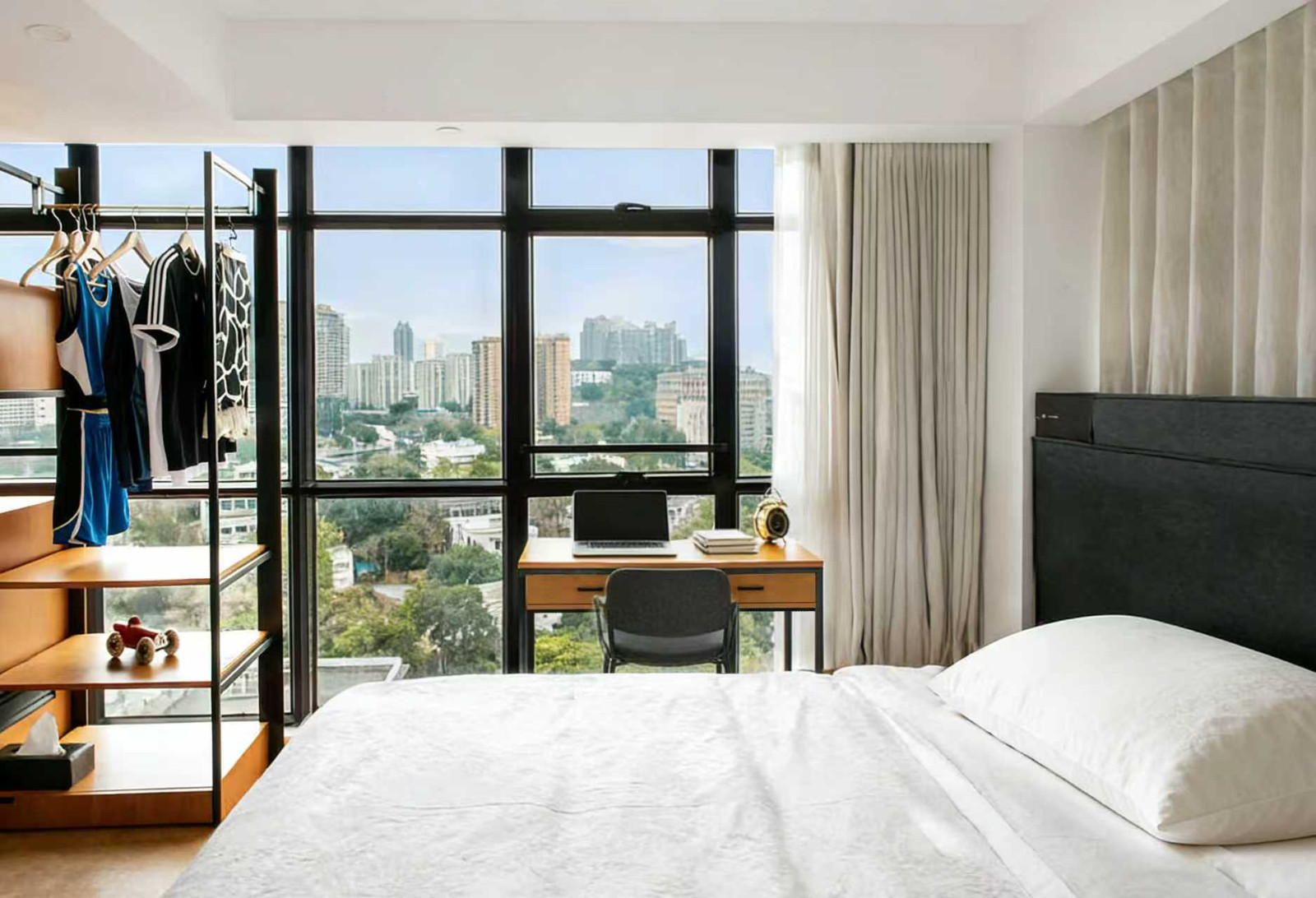 尖沙咀柯士甸路酒店式公寓双人间-从窗户就能看到港理的超近稀缺房源！理工步行五分，城市浸会港铁7分图3