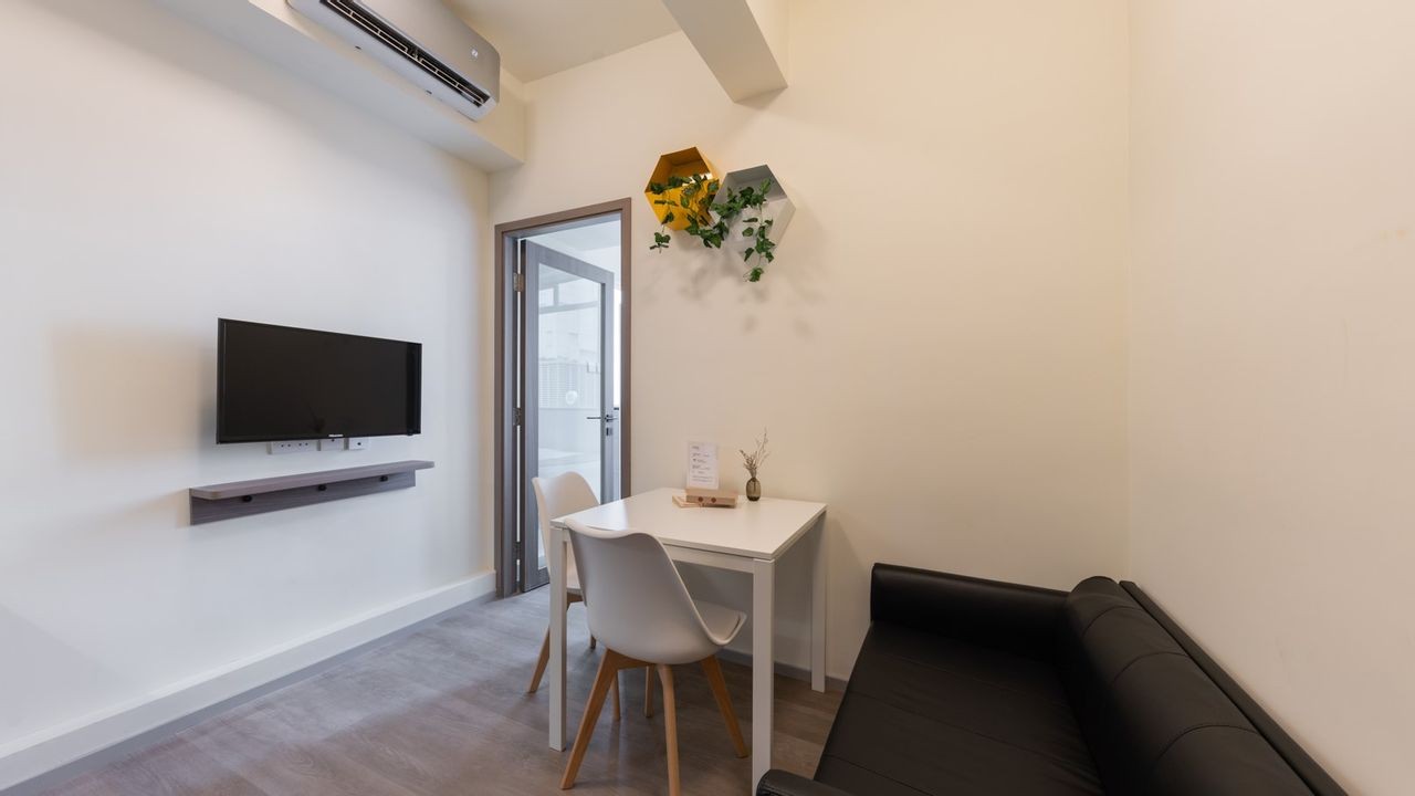 旺角登打士道酒店式公寓studio-旺角核心，步行约 6 分钟达油麻地站，月租全包，拎包入住，港理工住宿的天花板图1