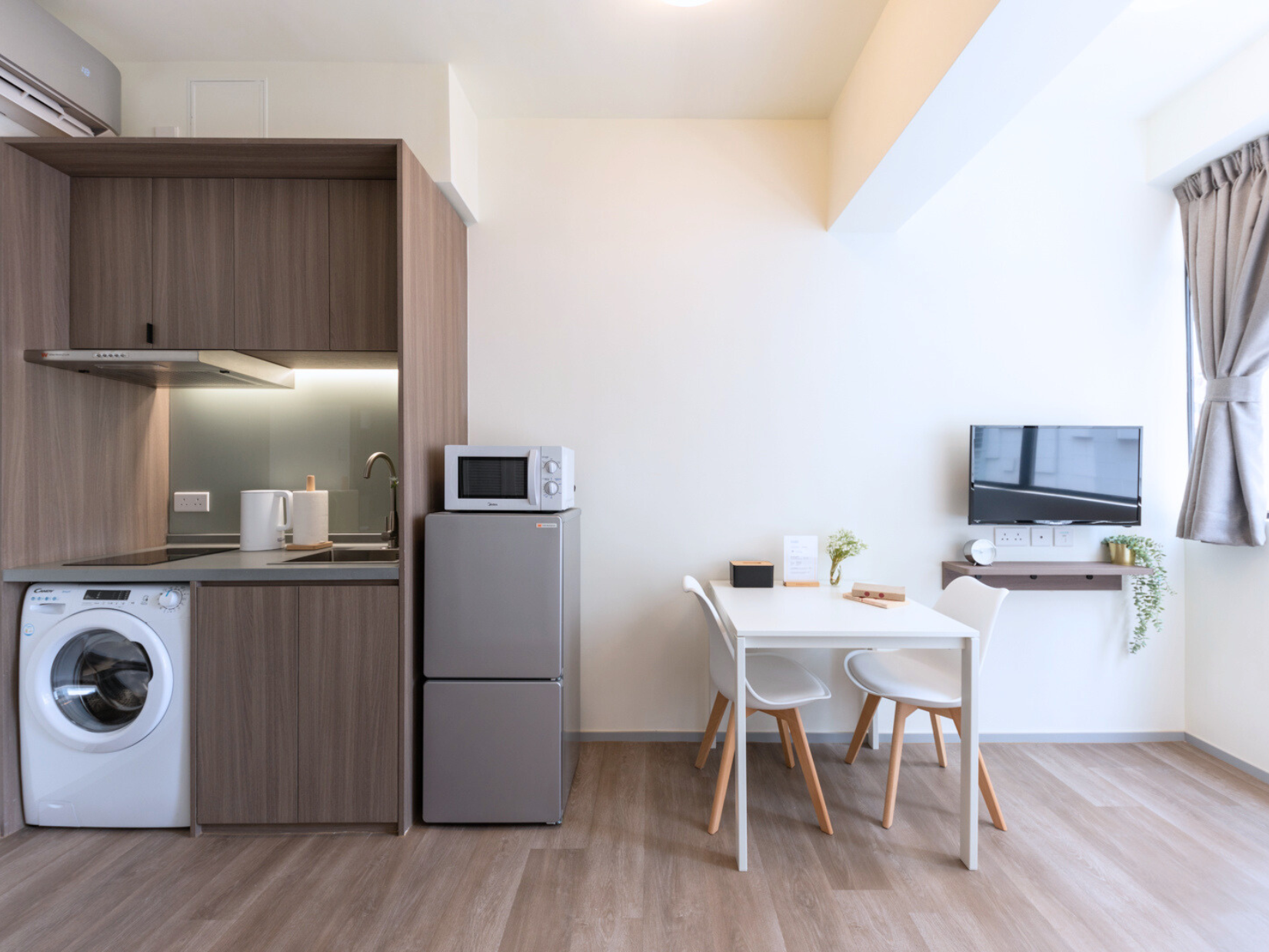 旺角登打士道酒店式公寓studio-旺角核心，步行约 6 分钟达油麻地站，月租全包，拎包入住，港理工住宿的天花板图5