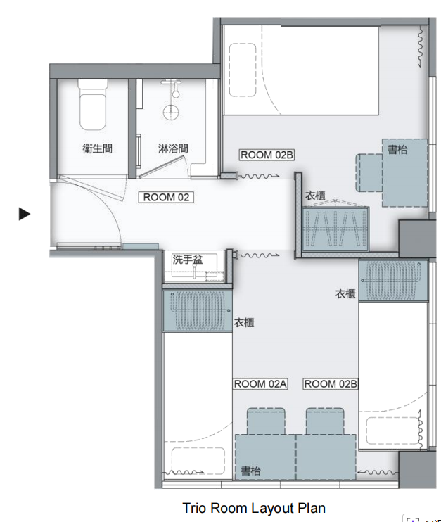 尖沙咀柯士甸路酒店式公寓三人间-从窗户就能看到港理的超近稀缺房源！理工步行五分，城市浸会港铁7分图7
