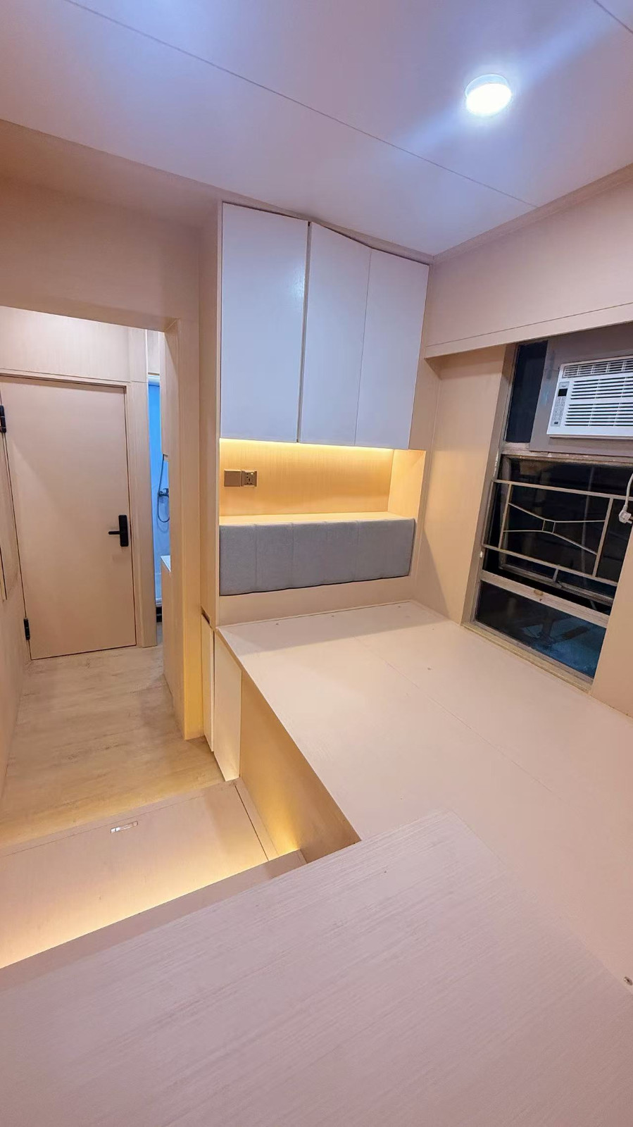 何文田富威花园studioA房-2分即达旺角东站天桥,都会步行10分,理工浸会城大15分钟即达,24小时安保日式装修图5