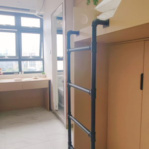 尖沙咀柯士甸道132-134号太极大楼6号房，单间独卫有电梯，近地铁理工步行可达超大衣柜