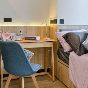 旺角零距府邸豪华单人套间，都会港铁15分，城大港铁15分，浸会20分即达，电梯公寓有安保