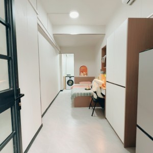 港岛金钟秀华坊港大studio法式庭院房G房-超全配套带食堂三分钟到金钟，港大全程18分钟理工全程20多分钟，交通超便利