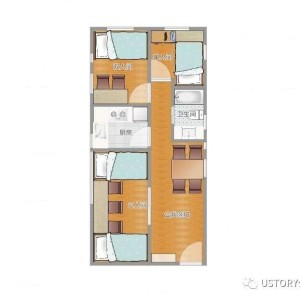 红磡海滨南岸三室一卫套房单人间A，理工步行可达，对面就是理工学生宿舍，高档小区配免费会所健身房游泳池