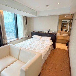 尖沙咀宝轩酒店式公寓单人studio，理工步行600米即达，带共享自习室和厨房，享星级好房