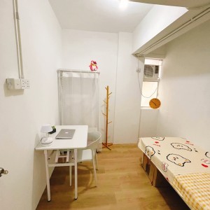 旺角弥敦道利威大厦C室B房-限女生,旺角地铁站上盖，四大校15分钟内通勤