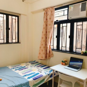 太子荣梅大厦149室B/C房-限女生，太子旺角东双地铁，城大浸会10分即达