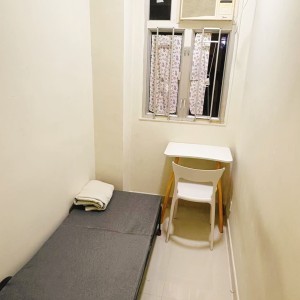 九龙太子荔枝角道胜兴楼E室A/B房-限男生，太子站3分，都会步行12分或巴士10分即达，城大浸会一线直达