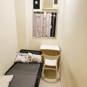 九龙太子荔枝角道胜兴楼E室A/B房-限男生，太子站3分，都会步行12分或巴士10分即达，城大浸会一线直达