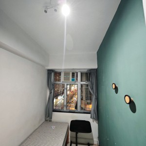 油麻地宝翠大厦01室F房-限男生，油麻地地铁上盖，近医院市场，四大校全部15分钟内通勤