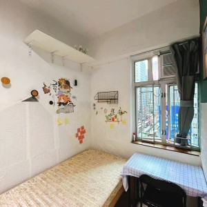 油麻地宝翠大厦01室G房-限男生，油麻地地铁上盖，近医院市场，四大校全部15分钟内通勤