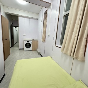 尖沙咀55号服务式公寓Studio 独立厨卫独立洗衣机中房B房，理工步行5分都会巴士15分，仅剩3间