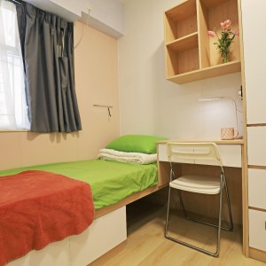 炮台山五洲大厦单人床间33号，港大乘港铁直达全程22分钟，炮台山站步行2分钟
