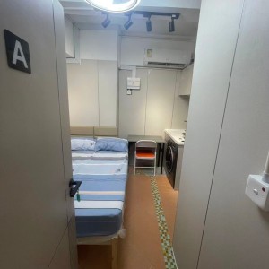 尖沙咀金德大廈4楼D室A房，步行10分可达理工，尖东站步行2分，尖沙咀站5分