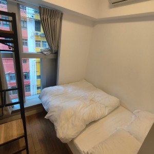 旺角钵兰街MIJ Living一室一厅，旺角站步行1分，城大浸会港铁直达12分钟通勤，都会步行12分