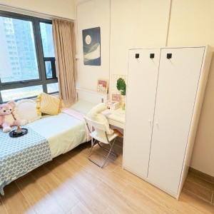 观塘东九龙鸿图道服务式公寓A房-城市大学浸会大学地铁15分钟直达，科技大学可选