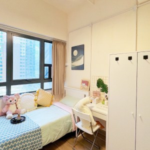 观塘东九龙鸿图道服务式公寓A房-城市大学浸会大学地铁15分钟直达，科技大学可选