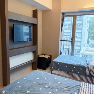 油麻地弥敦道485号N3公寓精致双人间08号，旺角站油麻地站双站环绕，理工巴士9分直达，城大浸会4站地铁，专业电梯大窗学生公寓