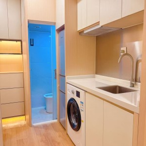 旺角建煌华厦8楼111a室日系精装studioB房，旺角双站3分即达，城大都会理工均15分钟到校