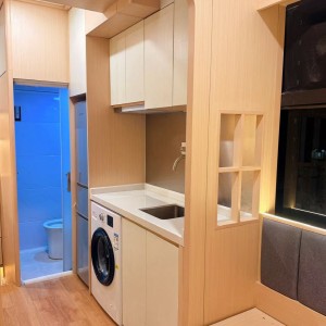 旺角建煌华厦8楼111a室日系精装studioB房，旺角双站3分即达，城大都会理工均15分钟到校