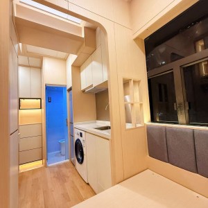 旺角建煌华厦8楼111a室日系精装studioB房，旺角双站3分即达，城大都会理工均15分钟到校