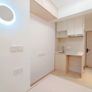 佐敦文蔚楼-Flat 1 Studio B-三铁上盖户型精巧，开扬窗户-理工/港大/城大/都会/浸会 15-30min通勤