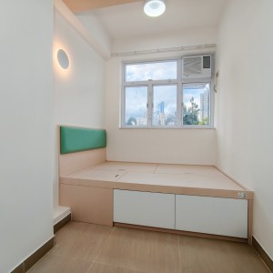 佐敦文蔚楼-Falt 1 Studio D-三铁上盖户型精巧，户型方正实用-理工/港大/城大/都会/浸会 15-30min通勤