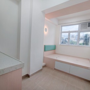 佐敦文蔚楼-Falt 1 Studio D-三铁上盖户型精巧，户型方正实用-理工/港大/城大/都会/浸会 15-30min通勤