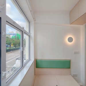 佐敦文蔚楼-Falt 1 Studio F-三铁上盖户型精巧，户型方正实用-理工/港大/城大/都会/浸会 15-30min通勤