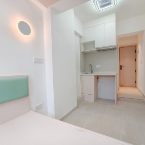 佐敦文蔚楼-Falt 1 Studio F-三铁上盖户型精巧，户型方正实用-理工/港大/城大/都会/浸会 15-30min通勤
