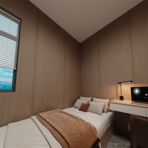 西半山The UNIcon維港臻寓studio尊贵大床双窗A/E房，独卫独厨洗衣机电梯洋房，港大旁最强学生宿舍会所