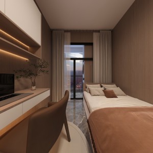 西半山The UNIcon維港臻寓studio维港烟花VIP房，独卫独厨洗衣机电梯洋房，港大旁最强学生宿舍会所