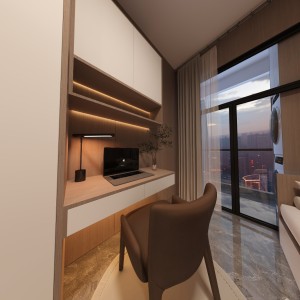 西半山The UNIcon維港臻寓studio维港烟花VIP房，独卫独厨洗衣机电梯洋房，港大旁最强学生宿舍会所