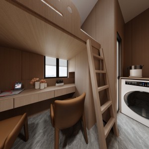 西半山The UNIcon維港臻寓studio尊贵LOFT单人房，独卫独厨洗衣机电梯洋房，港大旁最强学生宿舍会所