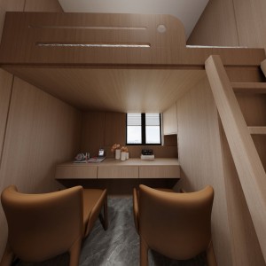 西半山The UNIcon維港臻寓studio尊贵LOFT单人房，独卫独厨洗衣机电梯洋房，港大旁最强学生宿舍会所
