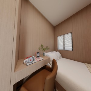 西半山The UNIcon維港臻寓尊贵单人房studio，独卫独厨洗衣机电梯洋房，港大旁最强学生宿舍会所