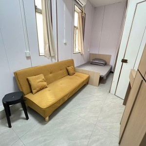 尖沙咀55号studio大房A房-理工步行5分都会巴士15分，近地铁站带窗精装空间超大