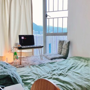 马鞍山迎涛湾29楼H室E房，仅限男生，马鞍山地铁站步行4分，中文大学全程通勤20分，商圈中心生活便利