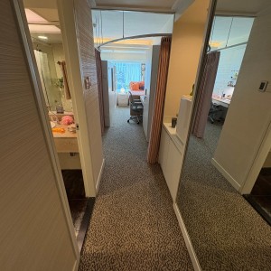 沙田丽豪酒店超大32平双人间，城景电梯洋房舒适型酒店，步行6分即达沙田围站，恒生大学小巴16分，中文大学通勤20分，城大浸会通勤23分